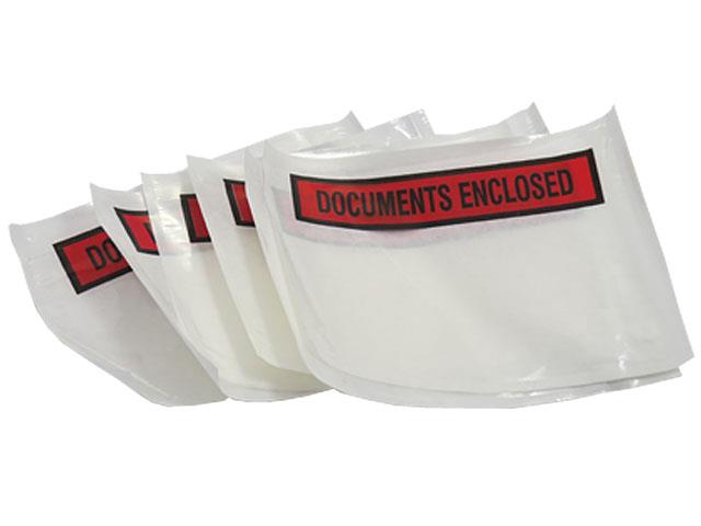 500 x A6 Printed Document Enclosed Wallets 110mm x 158mm